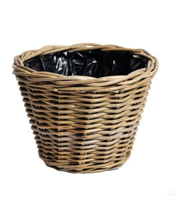 MACETERO RATTAN D26X19 CM