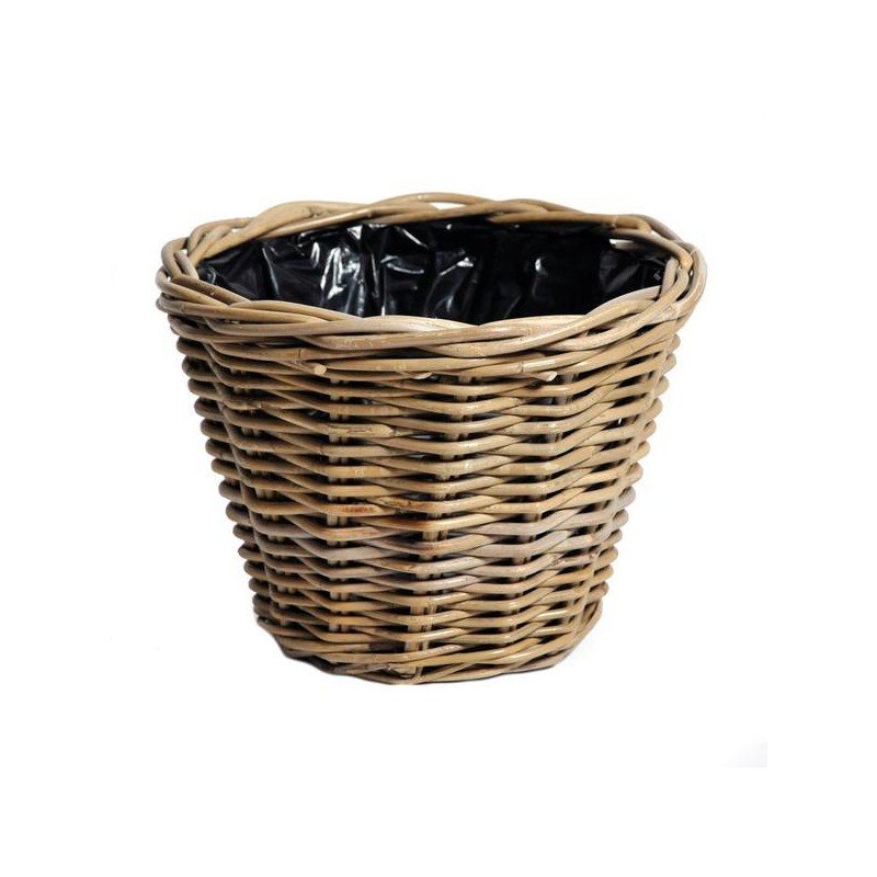 MACETERO RATTAN D26X19 CM