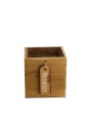CAJÓN MADERA ETIQUETA 10X10X10 CM