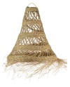LÁMPARA ESPARTO CONO CALADA D40X50 CM