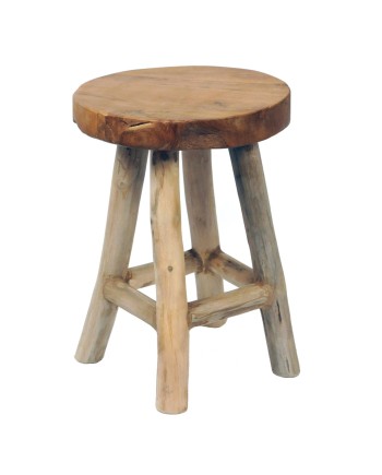 TABURETE MADERA D30X42 CM