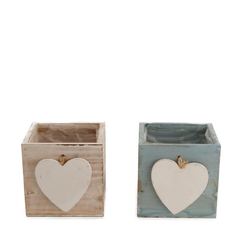 CAJÓN MADERA CORAZÓN 10X10X10 CM 1PC A/2
