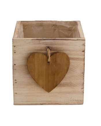 CAJÓN MADERA CORAZÓN 10X10X10 CM
