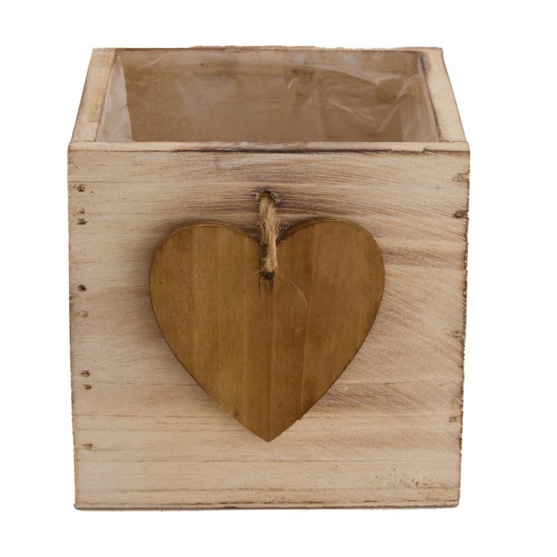 CAJÓN MADERA CORAZÓN 10X10X10 CM