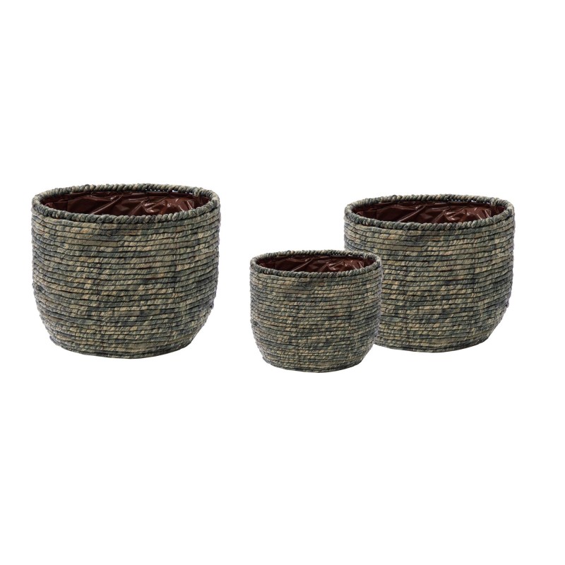 MACETEROS JACINTO VERDE S/3 D18/31.5X20/24 CM