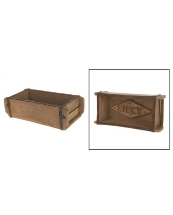CAJÓN MOLDE LADRILLO MADERA 32X15X10CM