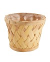 MACETERO MADERA REDONDO D22X17 CM