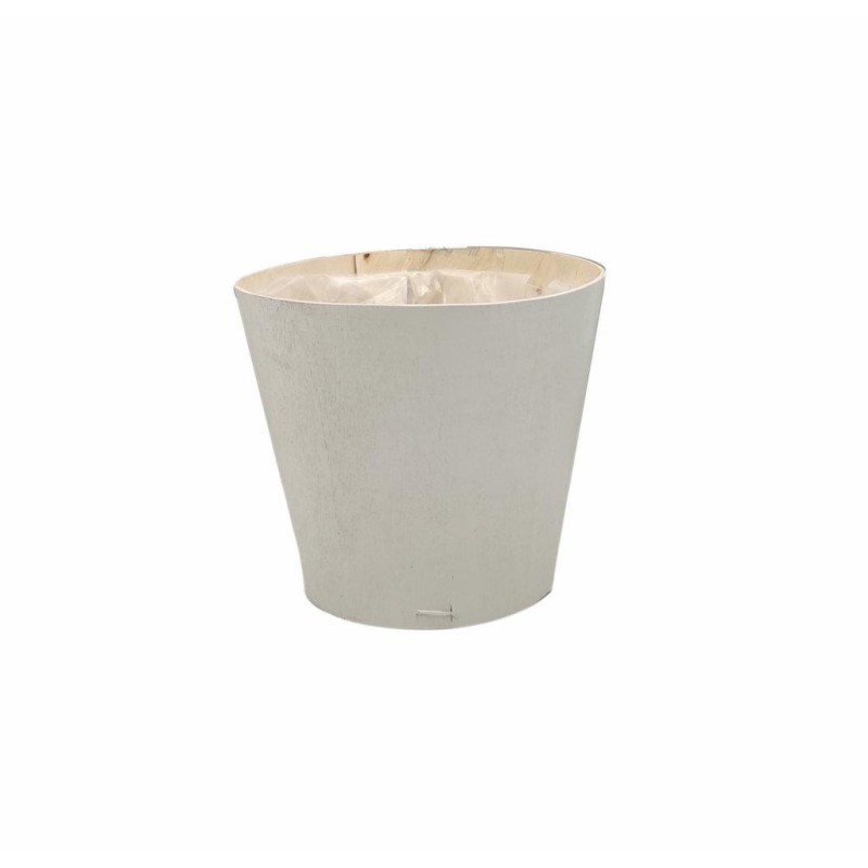 MACETERO MADERA D13X13 CM GRIS