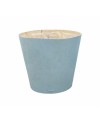 MACETERO MADERA D17X15 CM AZUL