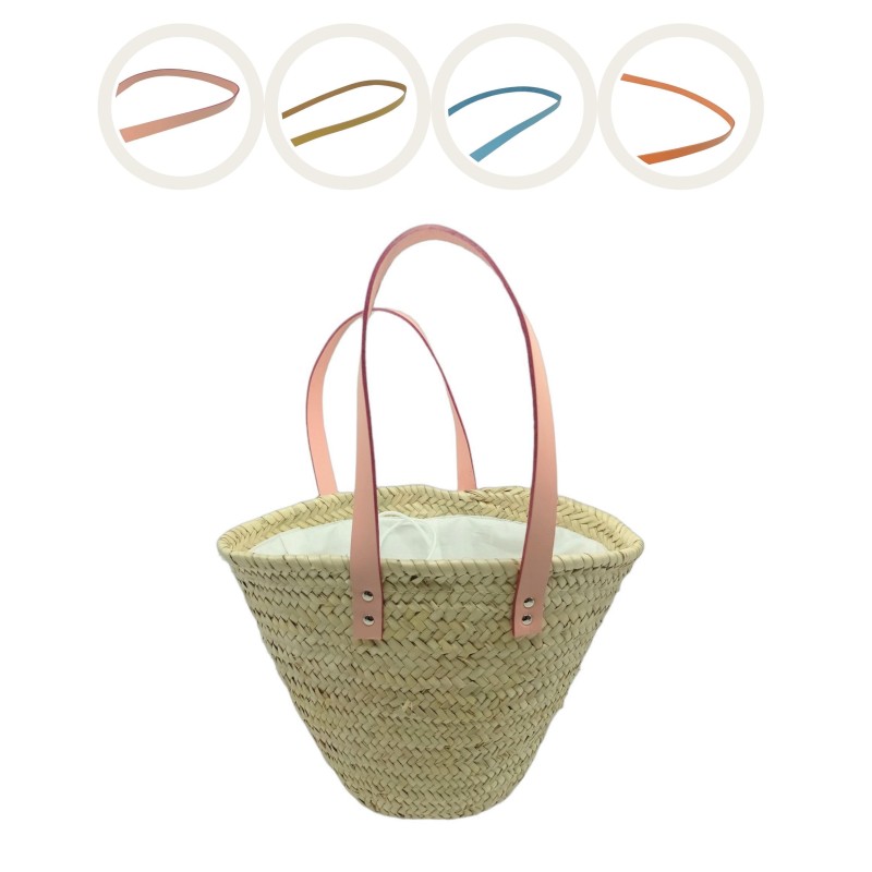 BOLSO PALMA A/PIEL COLOR SURTIDOS 37X30 CM