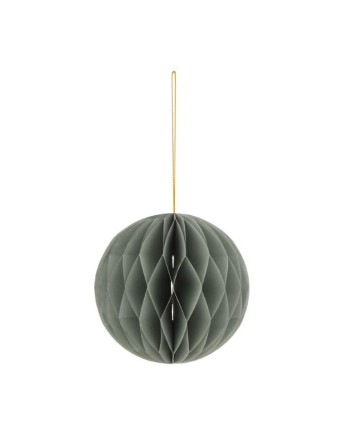 BOLA COLGANTE PAPEL GRIS  Ø10 CM