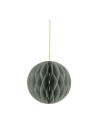 BOLA COLGANTE PAPEL GRIS  Ø10 CM