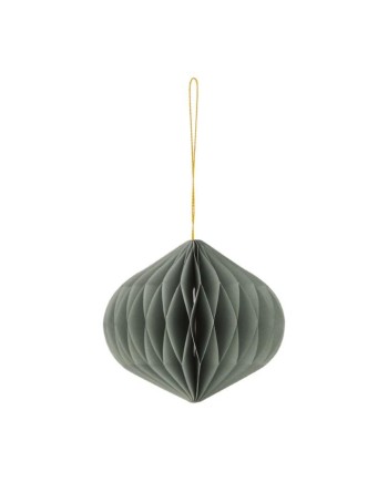 BOLA COLGANTE PAPEL GRIS  Ø10 CM