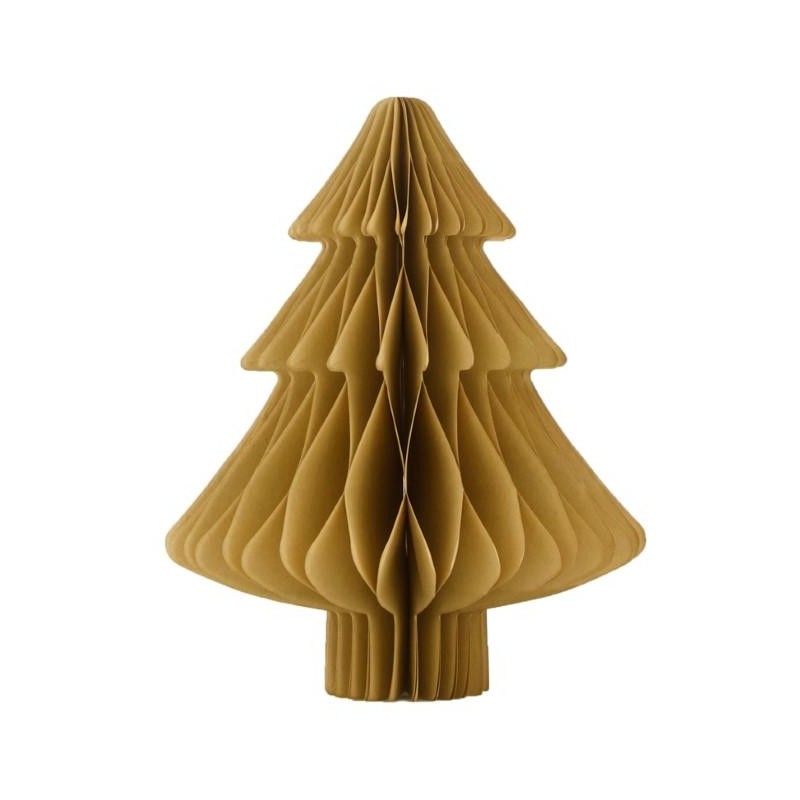 ARBOL PAPEL MARRÓN CLARO  D14X18 CM