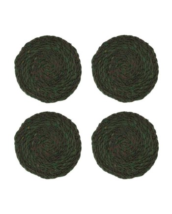 POSA VASOS SEGRASS VERDE Ø13X2 CM 4 PZS