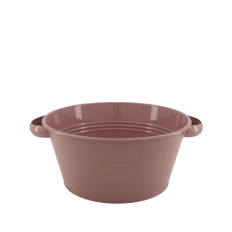 BOWL METAL ROSA ENVEJECIDO  Ø30x15cm