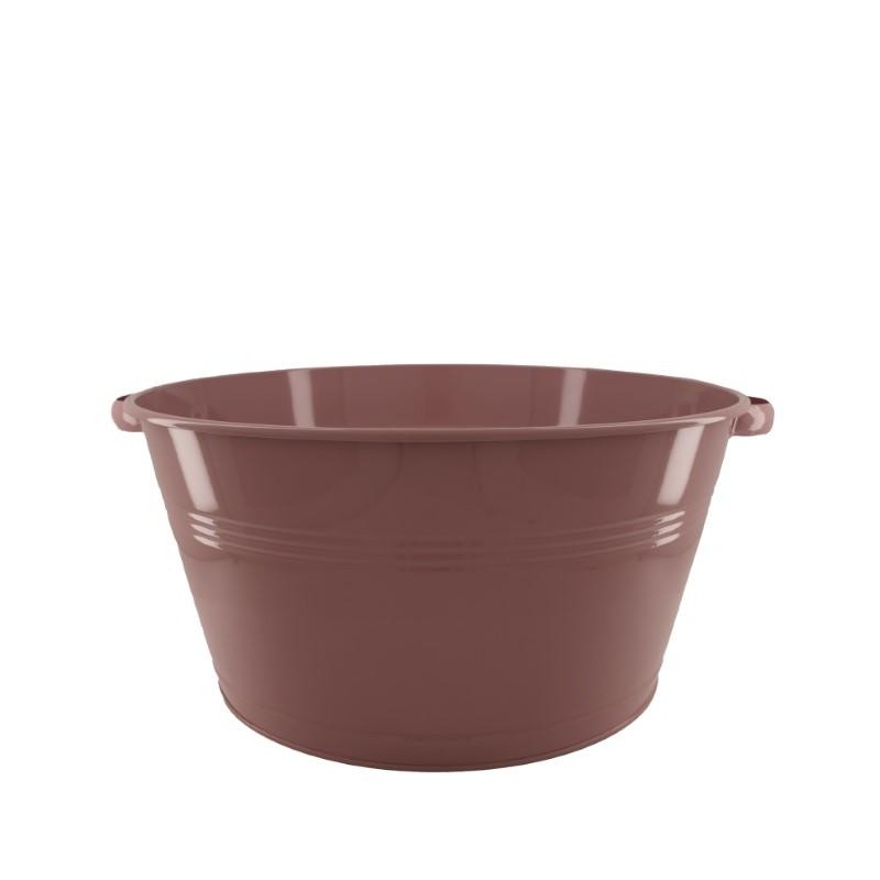 BOWL METAL ROSA ENVEJECIDO Ø50x25cm