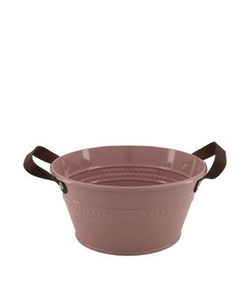 BOWL METAL ROSA ENVEJECIDO Ø25x12cm