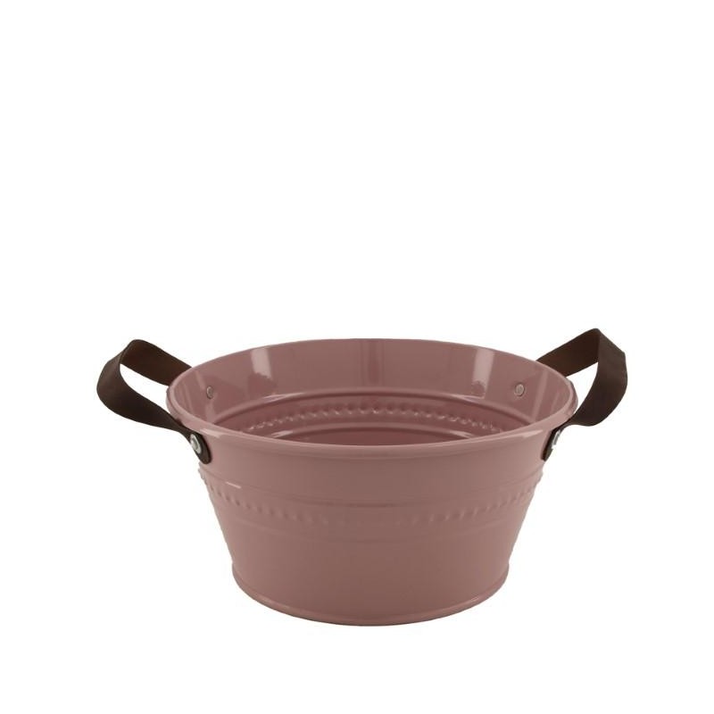 BOWL METAL ROSA ENVEJECIDO Ø25x12cm