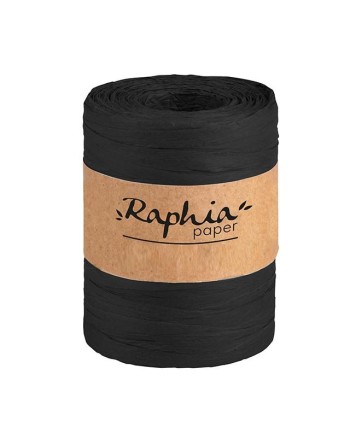 BOBINA DE RAFIA NEGRO 0.7X200 M