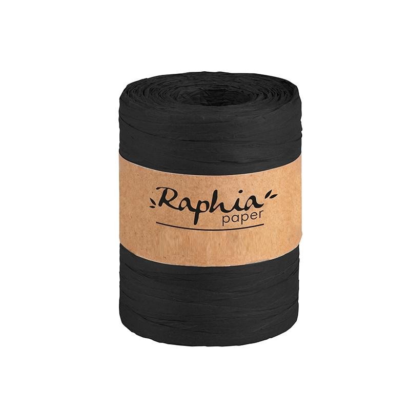 BOBINA DE RAFIA NEGRO 0.7X200 M