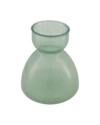 JARRÓN CRISTAL RECICLADO BLANQUEADO Ø21.5x23cm