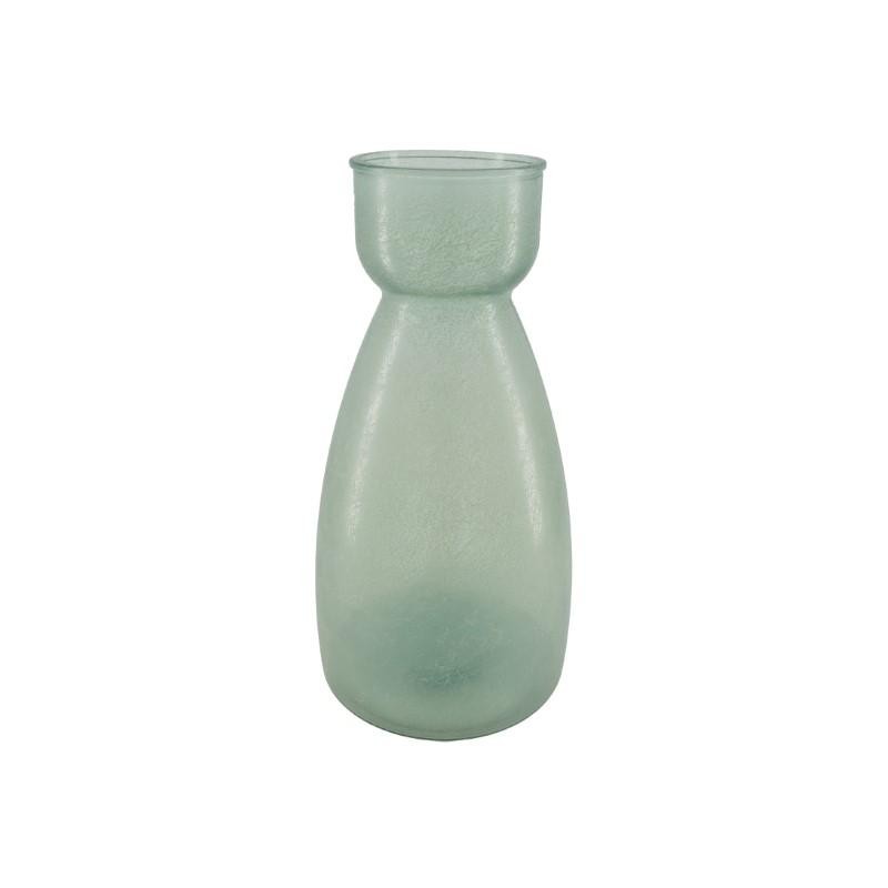 JARRÓN CRISTAL RECICLADO BLANQUEADO Ø21.5x43.5cm