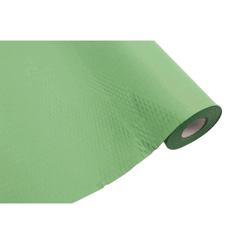 PAPEL ENVOLVER CALADO VERDE SAVIA 0.50X46 MT