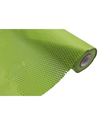 PAPEL ENVOLVER CALADO VERDE MUSGO 0.50X46 MT