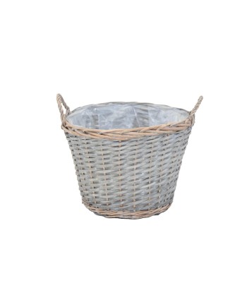 CESTA MIMBRE GRIS REDONDA D39X30 CM