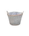 CESTA MIMBRE GRIS REDONDA D39X30 CM