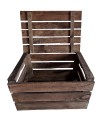 CAJA MADERA VINTAGE CON TAPA 50X33,5X30 CM