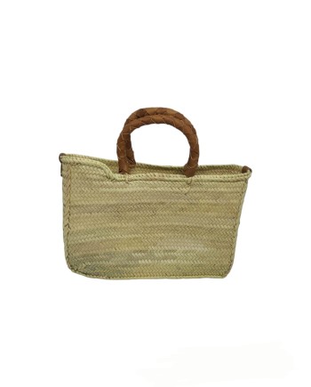 BOLSO PALMA RECTANGULAR CREMALLERA ASA PIEL 39X9X26 CM