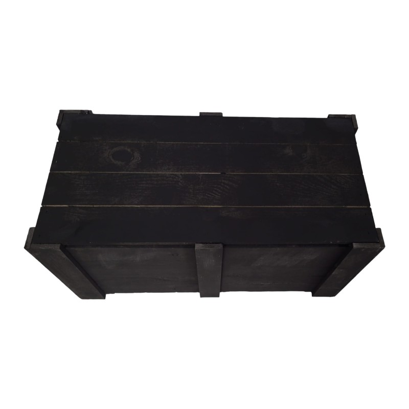 BAÚL MADERA PINO PINTADO 70X35X35 CM