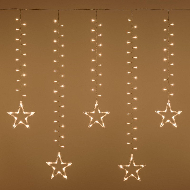 GUIRNALDA ESTRELLAS LED 500X105 CM