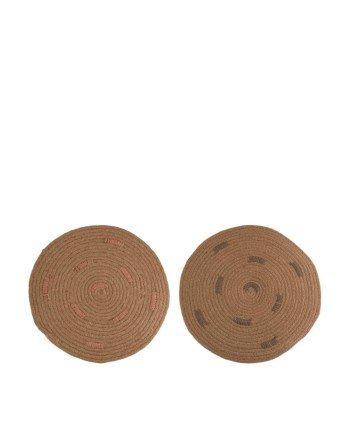 SALVAMANTEL YUTE SURTIDOS D38 CM