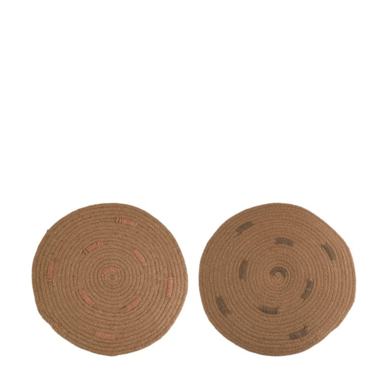 SALVAMANTEL YUTE SURTIDOS D38 CM