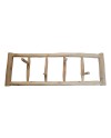 PERCHERO MADERA PARED 110X8X36 CM