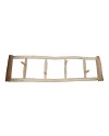 PERCHERO MADERA PARED 130X8X36 CM
