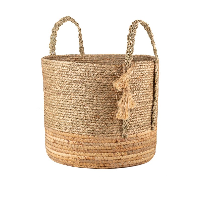 CESTA SEAGRASS FONDO REFORZADO D30X24 CM