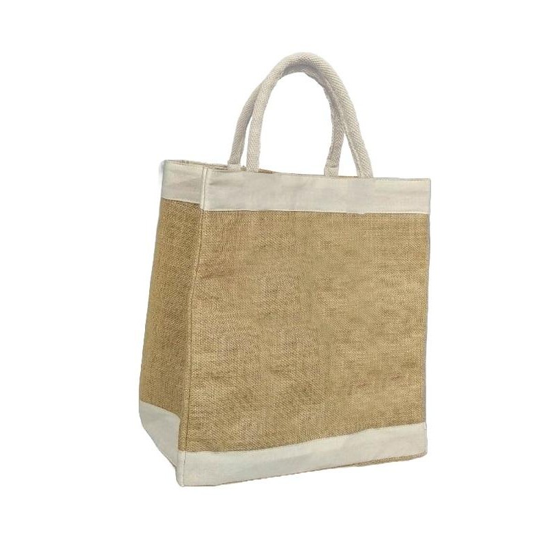 BOLSA YUTE ASAS BOLSILLOS 35X20X35 CM