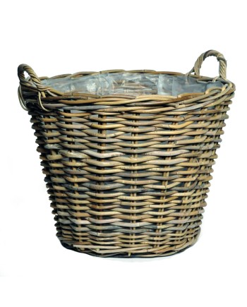 CUEVANO RATTAN D35X25 CM (MEDIA CAÑA)