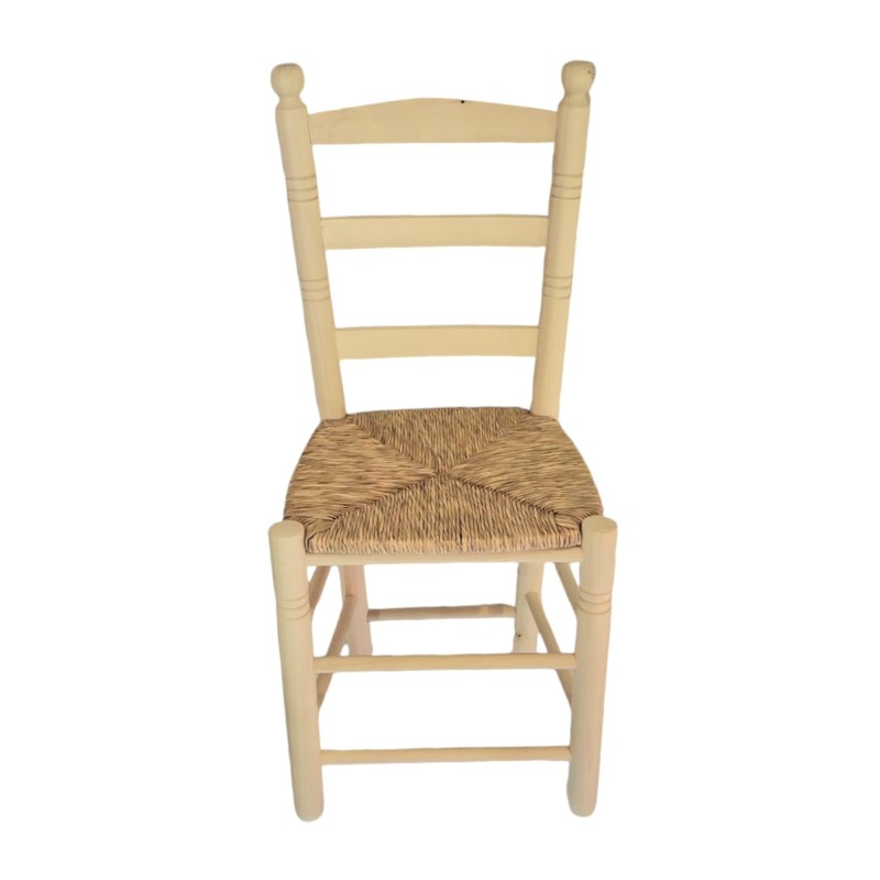 SILLA CATALANA ENEA CRUDO 42X42X45/95 CM