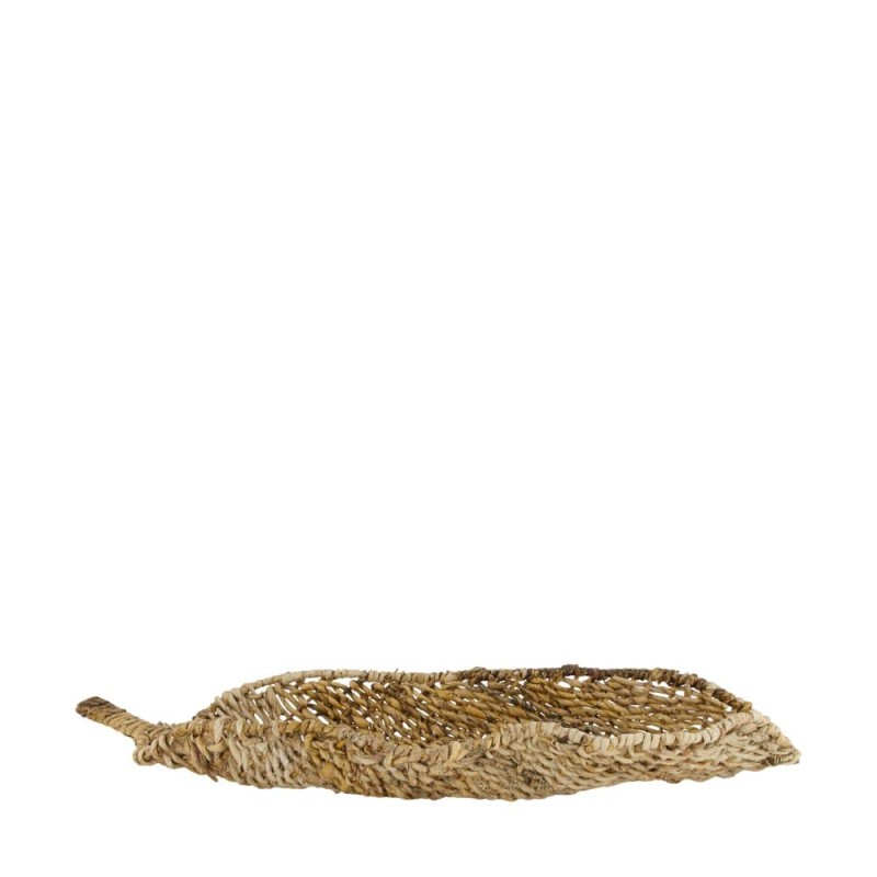 BANDEJA HOJA SEAGRASS 59X23X6 CM