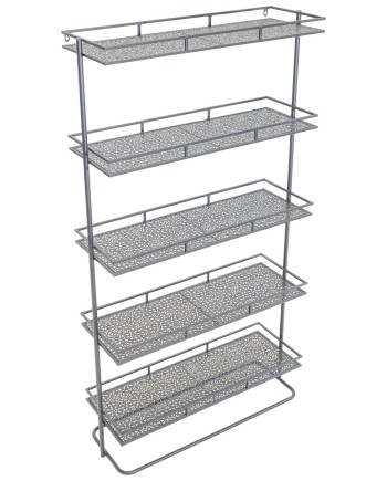 EXPOSITOR METAL GRIS 80X28X150 CM