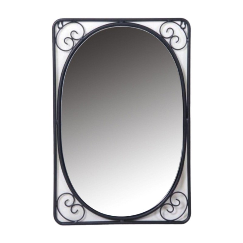 ESPEJO METAL NEGRO 40X160 CM