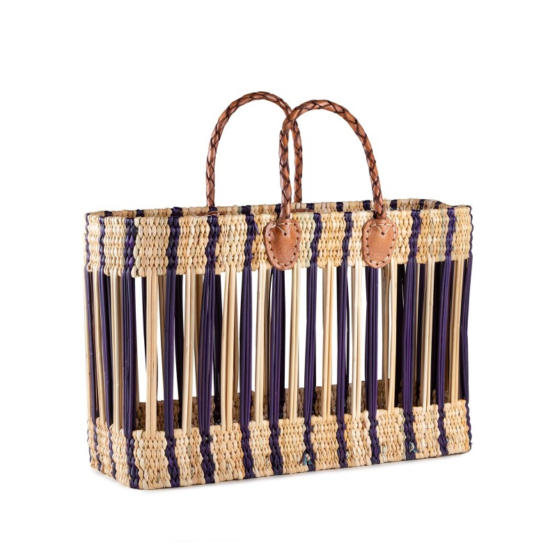 BOLSO JUNQUILLO CALADO NEGRO ASAS LARGAS 43X23X32 CM