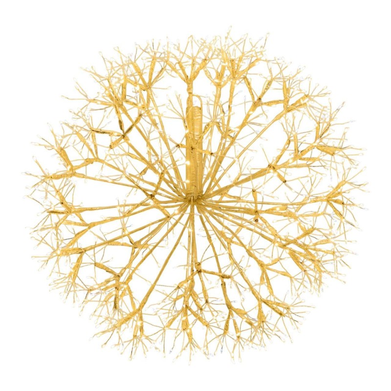 ESFERA CON LUZ RICH CHAMPAGNE D30 CM