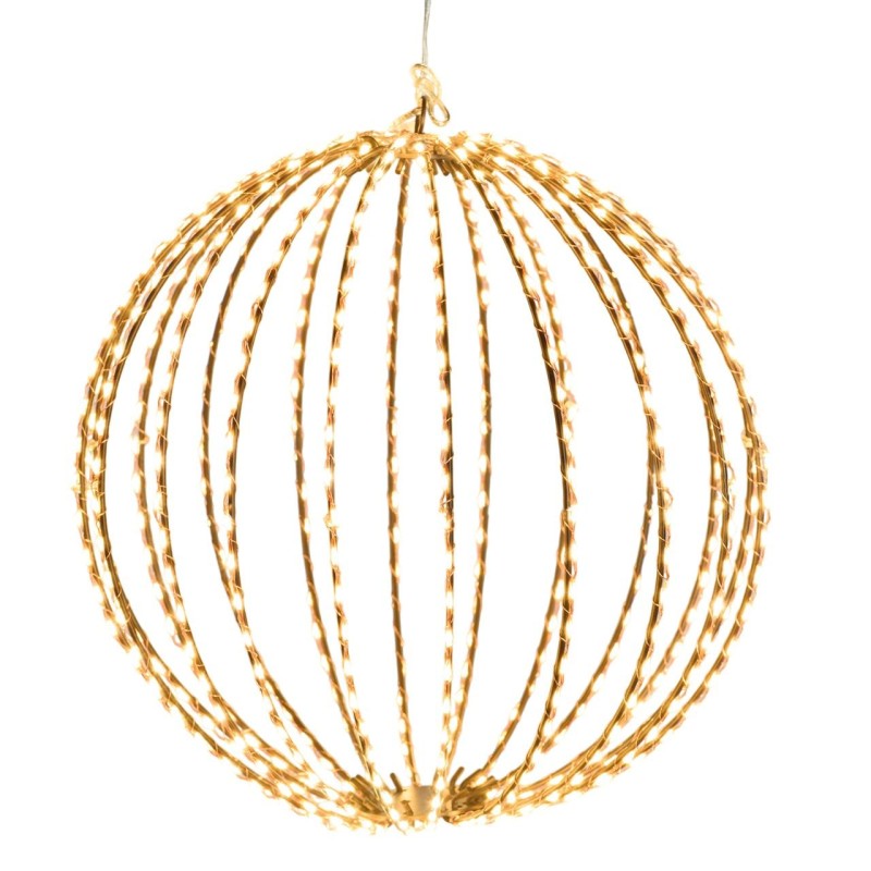 ESFERA CON LUZ METAL D54 CM