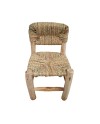 SILLA MADERA RESPALDO CUERDA 33X33X30/53 CM